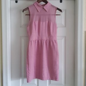 Forever 21 Casual Pink dress with Sheer Neck/Back